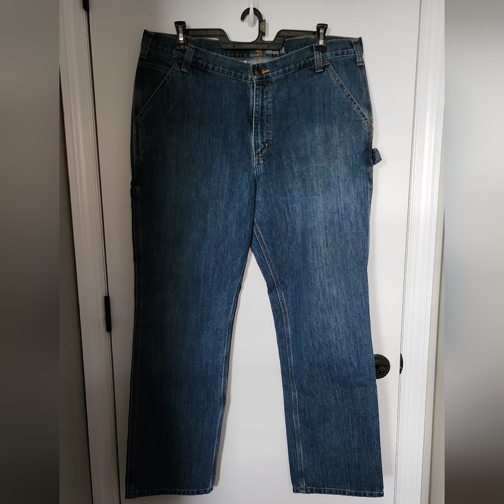 Carhartt Men's Relaxed Fit Blue Jeans